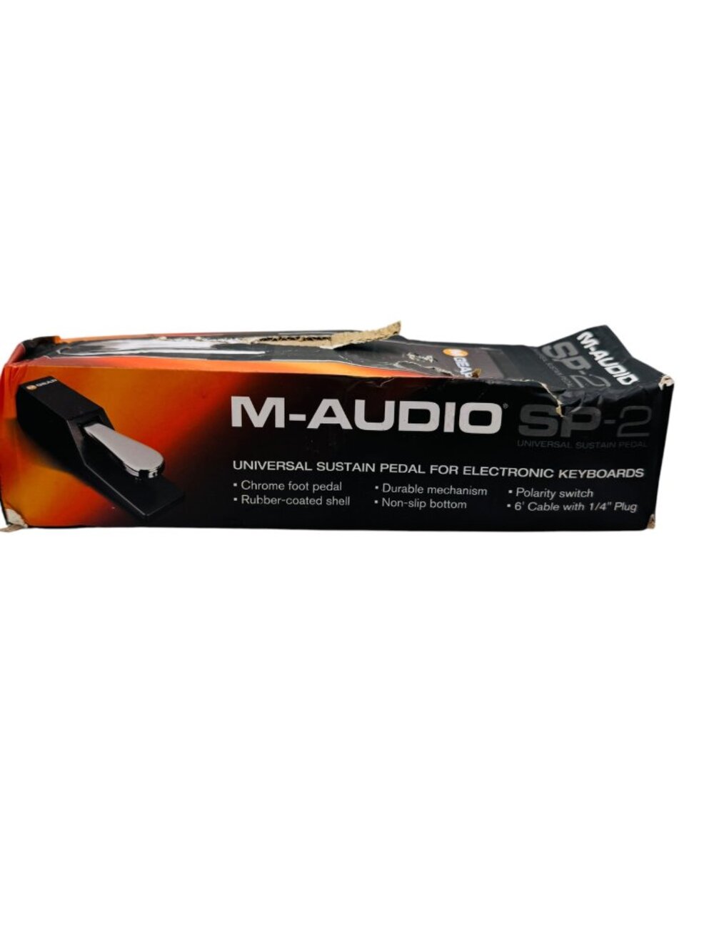 M-Audio SP-2 Universal Sustain Pedal For Electronic Keyboards With Chrome Foot P